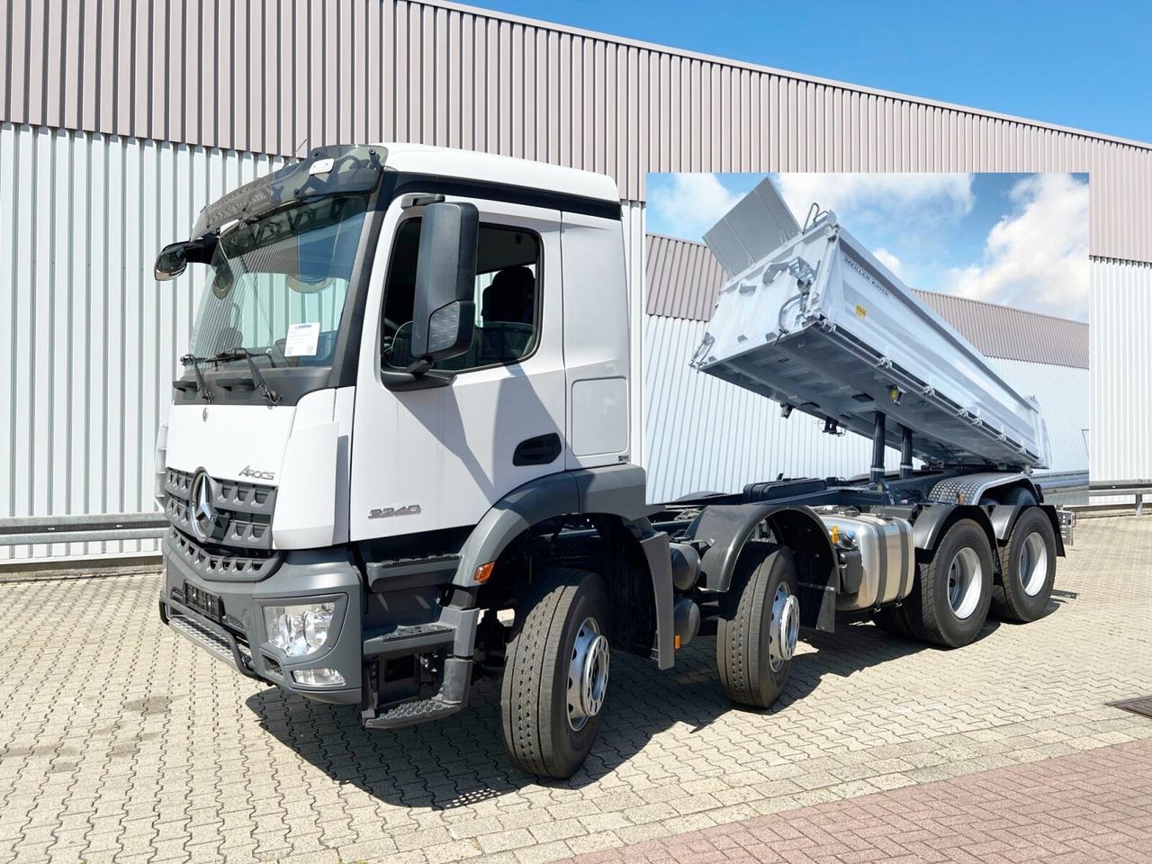 Mercedes-Benz Arocs 3240 8x4 Arocs 3240 8x4, Meiller 3-Seiten Kipper, ca. 14m³ - Tovornjak prekucnik: slika 1 Mercedes-Benz Arocs 3240 8x4 Arocs 3240 8x4, Meiller 3-Seiten Kipper, ca. 14m³ - Tovornjak prekucnik: slika 1