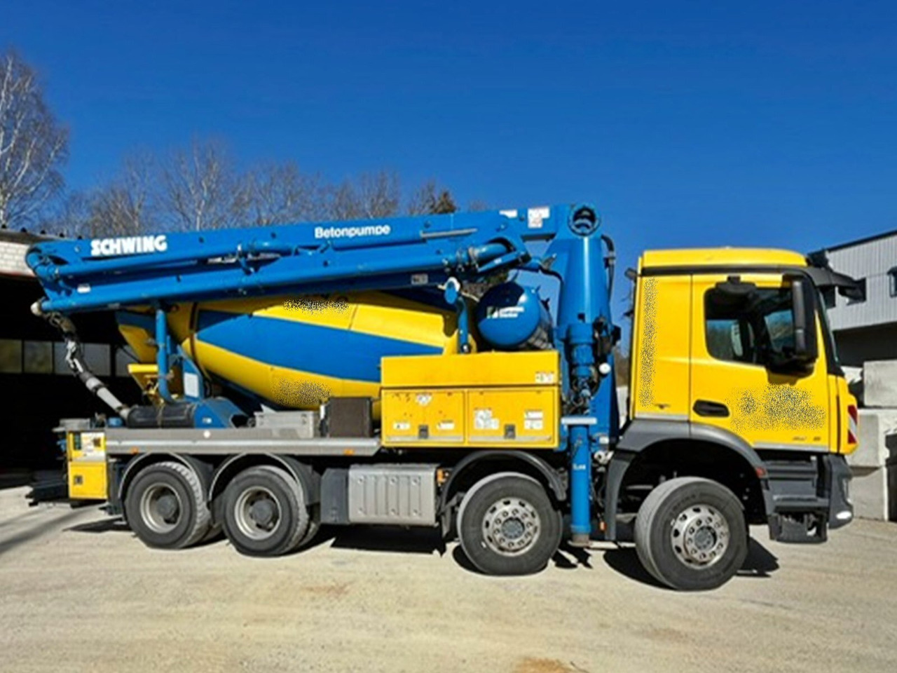 Mercedes-Benz Arocs 3246 B 8x4 Stetter Mischer 7m³, Pumpe 25m Arocs 3246 B 8x4 Stetter Mischer 7m³, Pumpe 25m - Avtomešalec: slika 1 Mercedes-Benz Arocs 3246 B 8x4 Stetter Mischer 7m³, Pumpe 25m Arocs 3246 B 8x4 Stetter Mischer 7m³, Pumpe 25m - Avtomešalec: slika 1