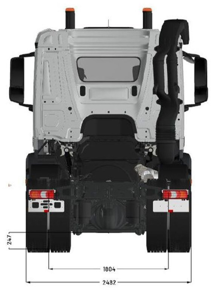 Mercedes-Benz Arocs 3253 L 8x4/4 Arocs 3253 L 8x4/4, MultimediaCockpit, Navi, Motorabtrieb - Tovornjak-šasija: slika 4 Mercedes-Benz Arocs 3253 L 8x4/4 Arocs 3253 L 8x4/4, MultimediaCockpit, Navi, Motorabtrieb - Tovornjak-šasija: slika 4