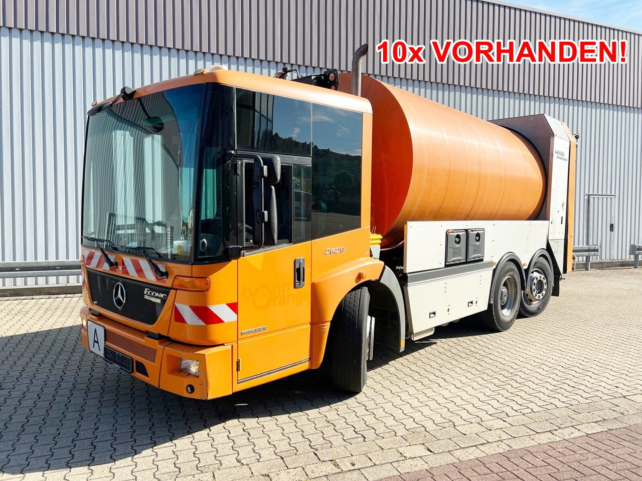 Mercedes-Benz Econic 2629 L/NLA 6x2/4 Econic 2629 L/NLA 6x2/4, EEV, Lenkachse, FAUN Rotopress 519L, Zöller-Schüttung - Smetarski tovornjak: slika 1 Mercedes-Benz Econic 2629 L/NLA 6x2/4 Econic 2629 L/NLA 6x2/4, EEV, Lenkachse, FAUN Rotopress 519L, Zöller-Schüttung - Smetarski tovornjak: slika 1
