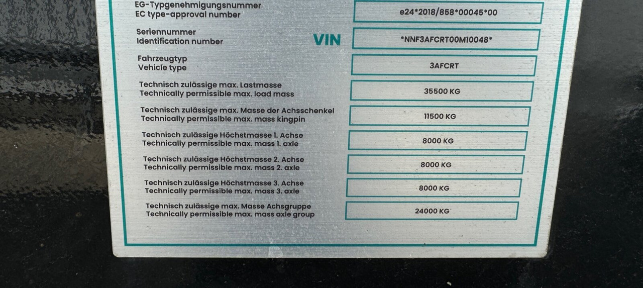 Euro ATM 27 Euro ATM 27, HARDOX Stahlmulde ca. 27m³, Liftachse - Polprikolica: slika 4 Euro ATM 27 Euro ATM 27, HARDOX Stahlmulde ca. 27m³, Liftachse - Polprikolica: slika 4