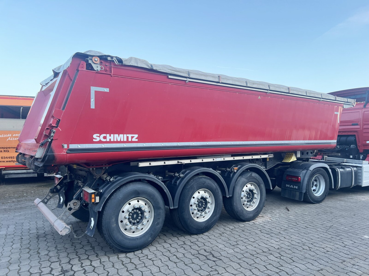 Schmitz Cargobull SKI 24 SL 7.2 SKI 24 SL 7.2, Alumulde ca. 24m³, Liftachse, E-Verdeck, Funk - Polprikolica: slika 3 Schmitz Cargobull SKI 24 SL 7.2 SKI 24 SL 7.2, Alumulde ca. 24m³, Liftachse, E-Verdeck, Funk - Polprikolica: slika 3