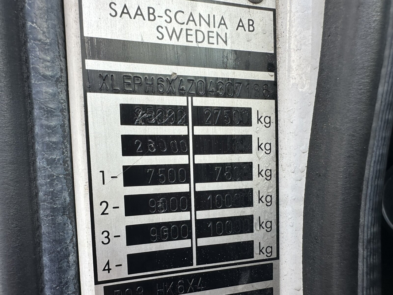 Scania P93 HK 250 6x4L P93 HK 250 6x4L - Tovornjak-šasija: slika 3 Scania P93 HK 250 6x4L P93 HK 250 6x4L - Tovornjak-šasija: slika 3