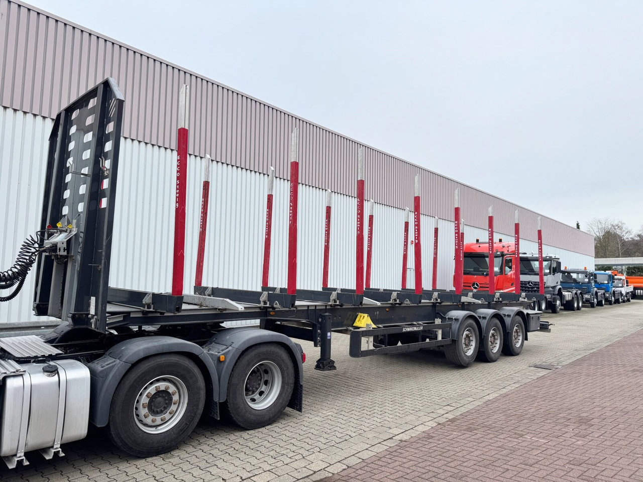 Schwarzmüller 3-Achs Holzauflieger 3-Achs Holzauflieger, Liftachse, MEHRFACH VORHANDEN! - Polprikolica za prevoz lesa: slika 4 Schwarzmüller 3-Achs Holzauflieger 3-Achs Holzauflieger, Liftachse, MEHRFACH VORHANDEN! - Polprikolica za prevoz lesa: slika 4