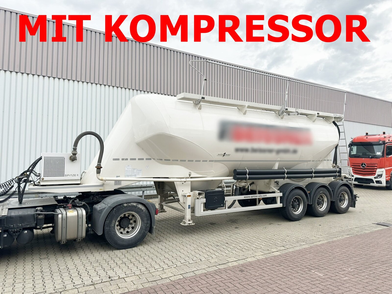 Spitzer SF 2739/2P SF 2739/2P Siloauflieger ca. 39m³, 2x Liftachse - Silos cisterna: slika 1 Spitzer SF 2739/2P SF 2739/2P Siloauflieger ca. 39m³, 2x Liftachse - Silos cisterna: slika 1