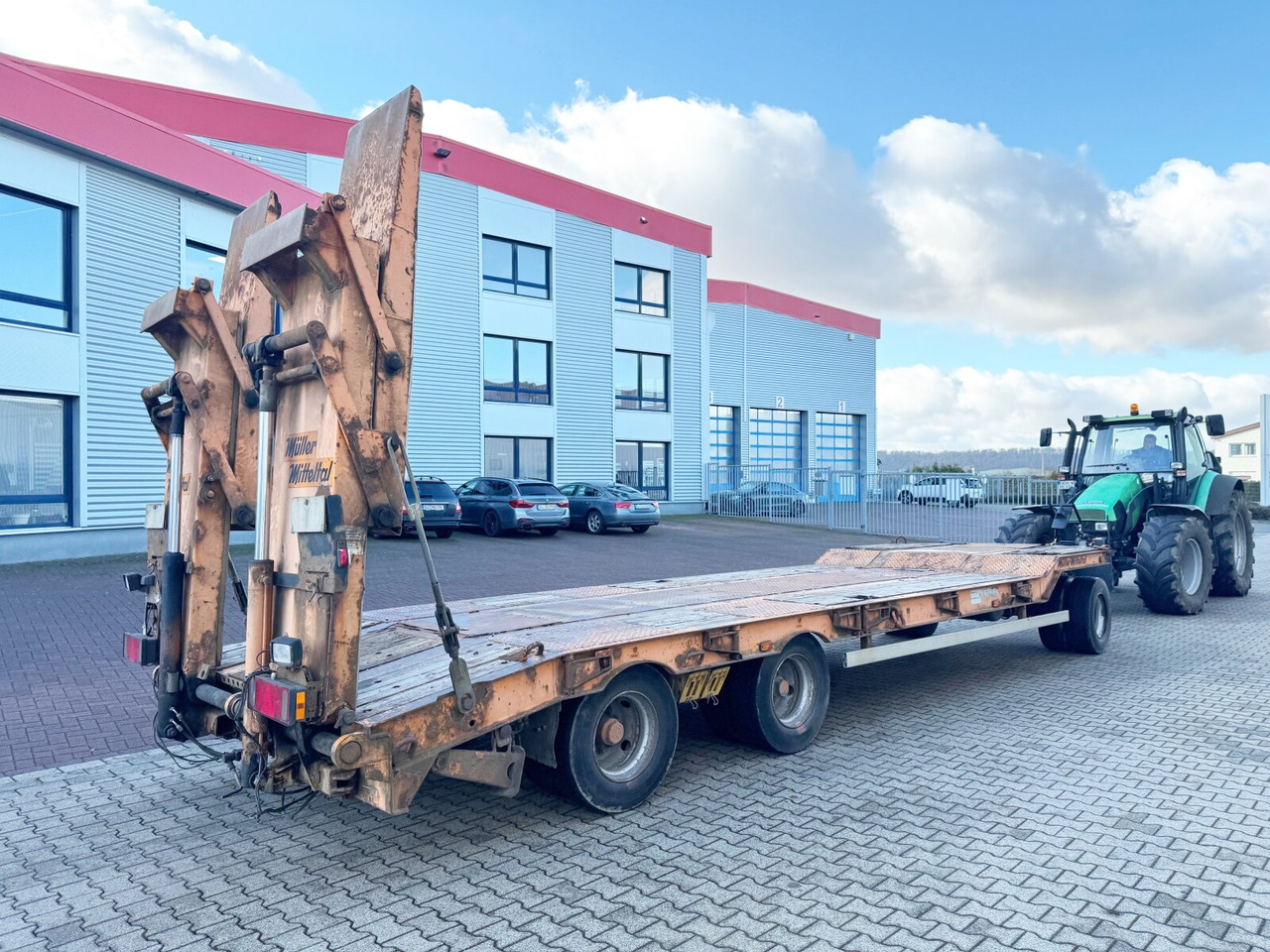 Nizko noseča prikolica za transport težkih strojev T 3 Kompakt 30,0 T 3 Kompakt  30,0, Hydr. Rampen, Verbr. auf 3m: slika 9
