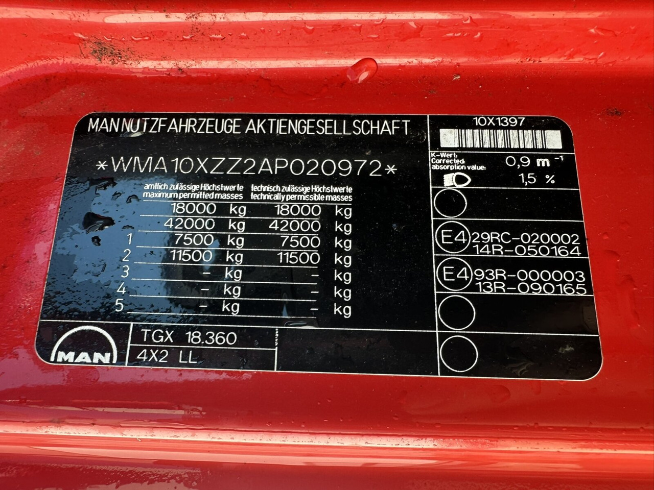 MAN TGX 18.360 4X2 LL TGX 18.360 4X2 LL, Fahrschule - Tovornjak: slika 3 MAN TGX 18.360 4X2 LL TGX 18.360 4X2 LL, Fahrschule - Tovornjak: slika 3