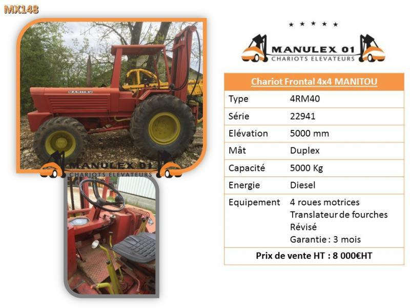 Manitou 4RM40 - Terenski viličar: slika 4 Manitou 4RM40 - Terenski viličar: slika 4