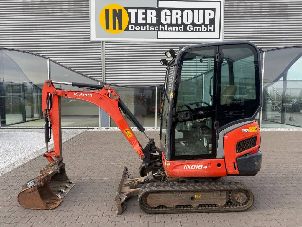 Kubota KX 018-4 - Mini bager: slika 1 Kubota KX 018-4 - Mini bager: slika 1