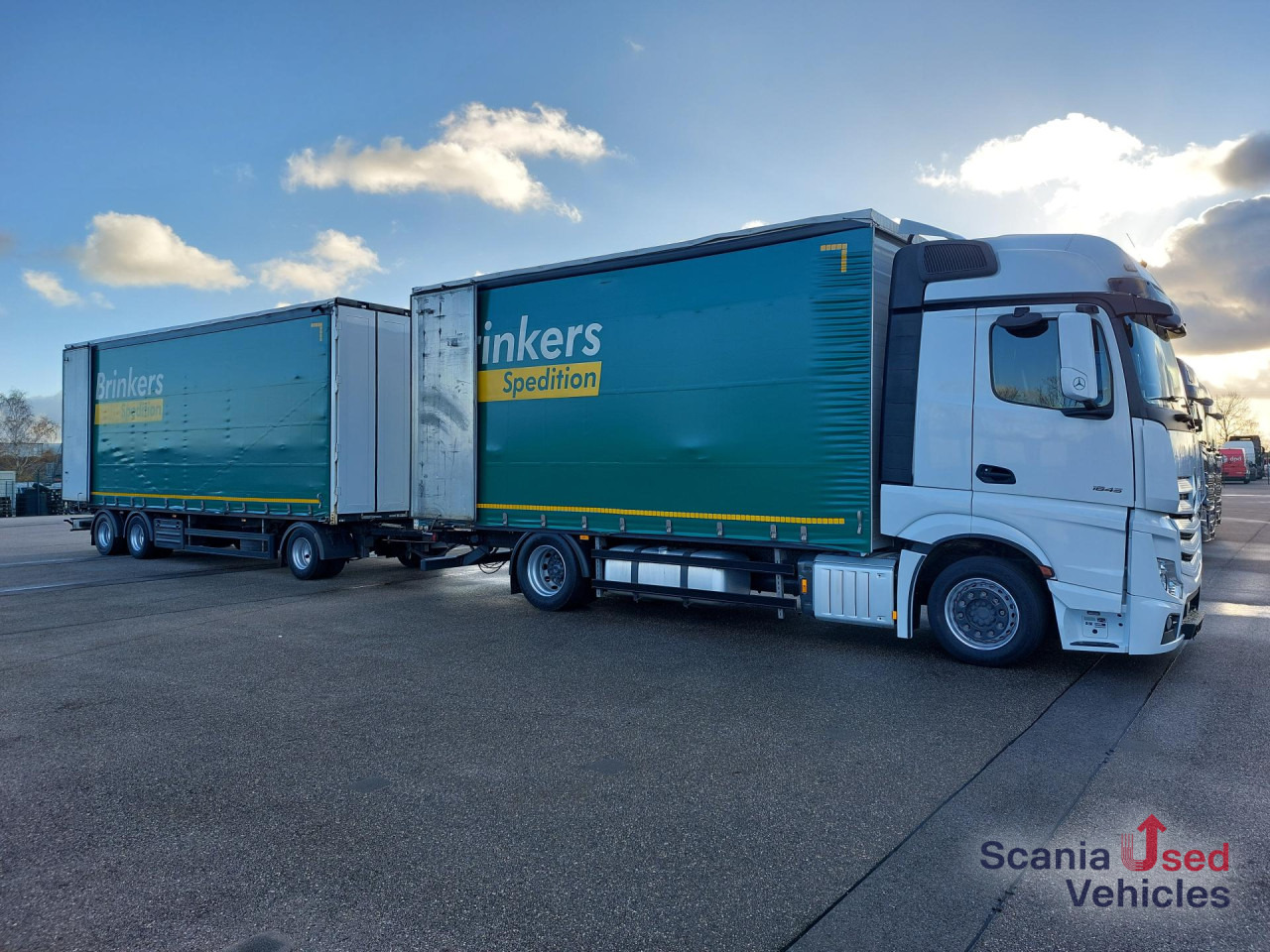 Tovornjak s ponjavo MERCEDES-BENZ 1845L Edscha - NUR KOMPLETT m. ANH.!!!: slika 10