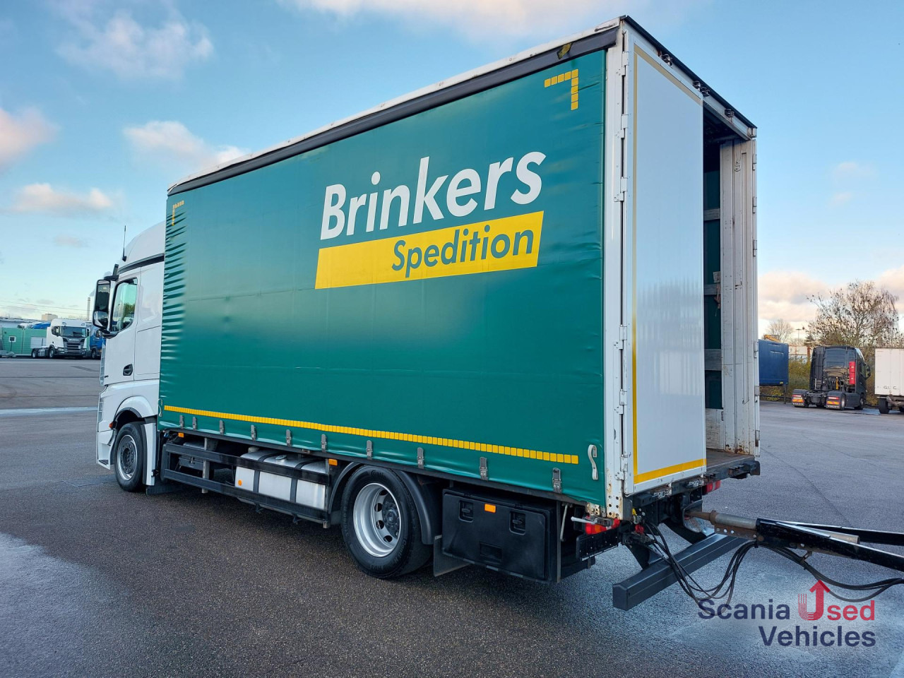 Tovornjak s ponjavo MERCEDES-BENZ 1845L Edscha - NUR KOMPLETT m. ANH.!!!: slika 12