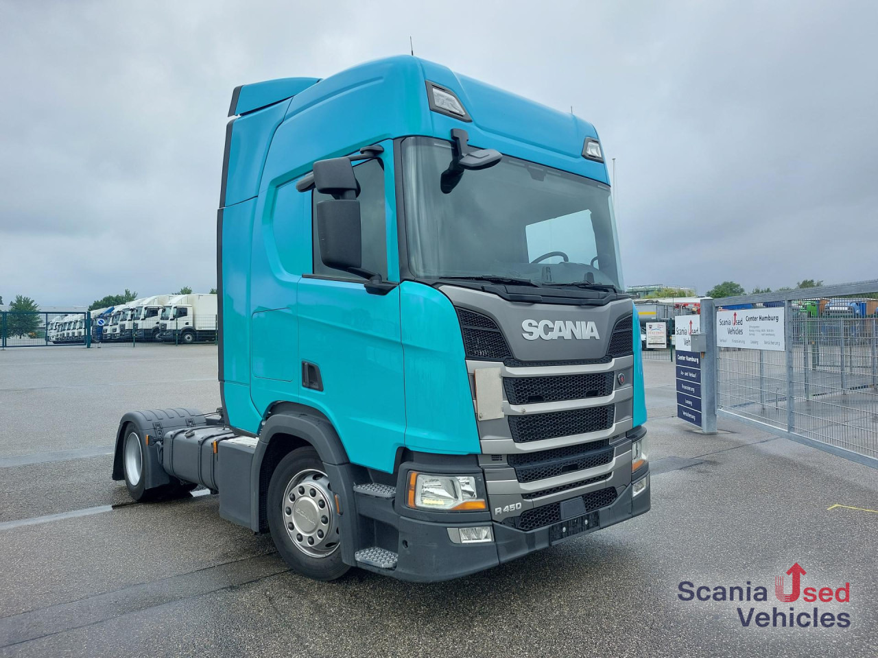 SCANIA R 450 A4x2EB Volumen Mega Jumbo Standklima Navi - Vlačilec: slika 1 SCANIA R 450 A4x2EB Volumen Mega Jumbo Standklima Navi - Vlačilec: slika 1