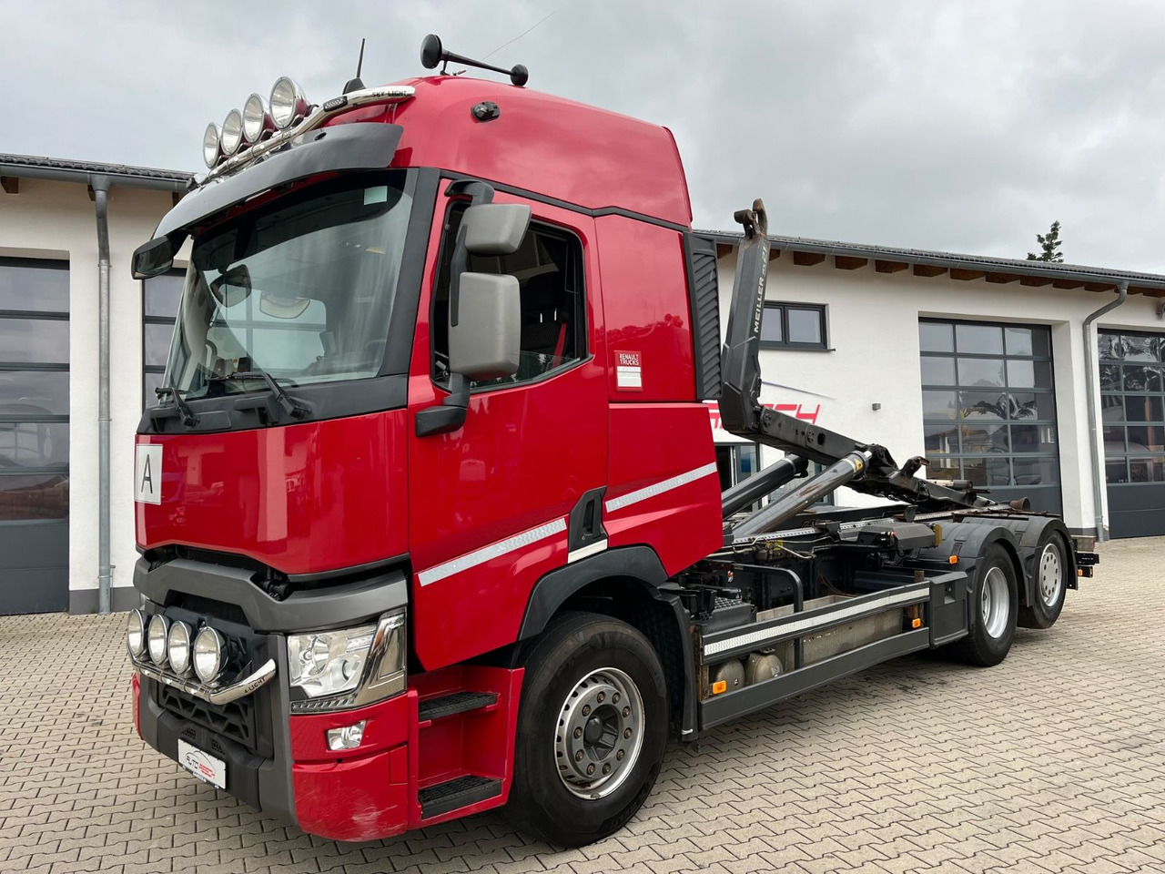 Renault T520 6x2 Meiller RS 21 Abrollkipper Lift Lenk - Kotalni prekucni tovornjak: slika 1 Renault T520 6x2 Meiller RS 21 Abrollkipper Lift Lenk - Kotalni prekucni tovornjak: slika 1