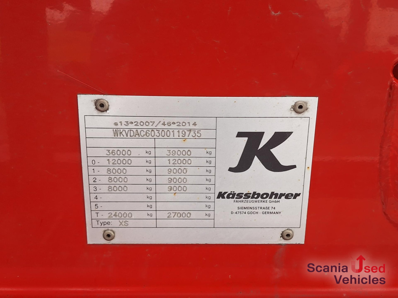 KAESSBOHRER Lebensmitteltank Kippbar SSK 40XS Neuwertig !! - Silos cisterna: slika 3 KAESSBOHRER Lebensmitteltank Kippbar SSK 40XS Neuwertig !! - Silos cisterna: slika 3