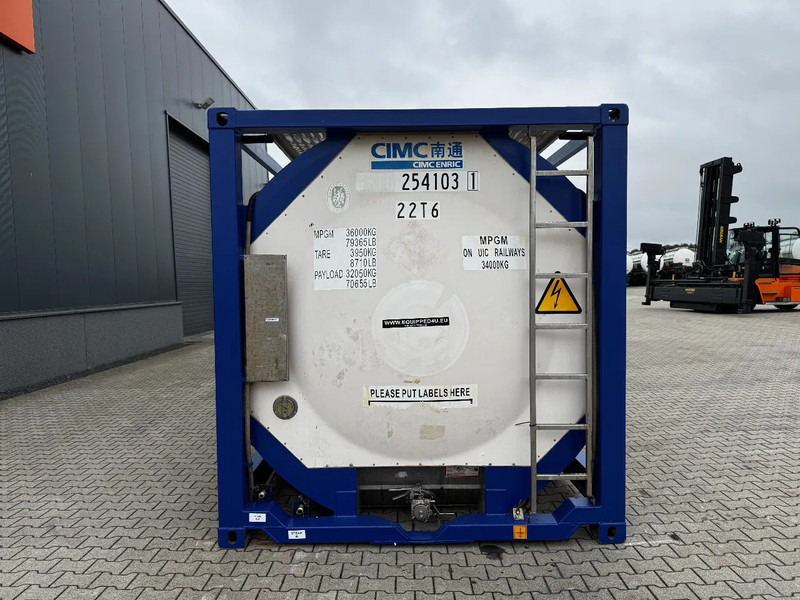 CIMC 20FT ISO, 25.050L / 1-COMP / 3 BAFFELS / T11 / 4 manholes / ADR valid until 04/2027 - Kontejner cisterna: slika 5 CIMC 20FT ISO, 25.050L / 1-COMP / 3 BAFFELS / T11 / 4 manholes / ADR valid until 04/2027 - Kontejner cisterna: slika 5