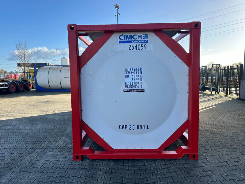 CIMC 20FT ISO, 25.080L / 1-COMP / 3 BAFFELS / T12 / 4 manholes / ADR valid until 12/2026 - Rezervoar za skladiščenje: slika 5 CIMC 20FT ISO, 25.080L / 1-COMP / 3 BAFFELS / T12 / 4 manholes / ADR valid until 12/2026 - Rezervoar za skladiščenje: slika 5