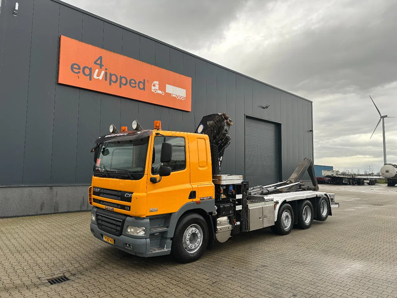DAF CF 85.410 8x2 / HMF 3000 K6 crane (30T/m 6x extendable) + remote / HYVALIFT 26Tkg HOOK, / EURO-5 / NL-TRUCK - Kotalni prekucni tovornjak, Tovornjak z dvigalom: slika 3 DAF CF 85.410 8x2 / HMF 3000 K6 crane (30T/m 6x extendable) + remote / HYVALIFT 26Tkg HOOK, / EURO-5 / NL-TRUCK - Kotalni prekucni tovornjak, Tovornjak z dvigalom: slika 3