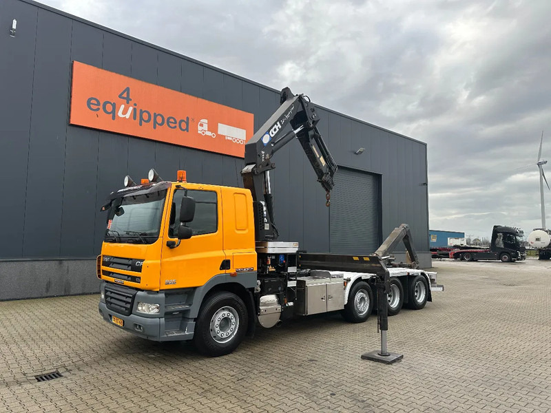 DAF CF 85.410 8x2 / HMF 3000 K6 crane (30T/m 6x extendable) + remote / HYVALIFT 26Tkg HOOK, / EURO-5 / NL-TRUCK - Kotalni prekucni tovornjak, Tovornjak z dvigalom: slika 2 DAF CF 85.410 8x2 / HMF 3000 K6 crane (30T/m 6x extendable) + remote / HYVALIFT 26Tkg HOOK, / EURO-5 / NL-TRUCK - Kotalni prekucni tovornjak, Tovornjak z dvigalom: slika 2