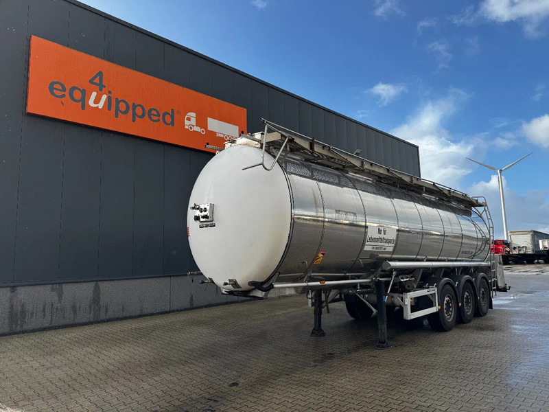 Feldbinder LEBENSMITTEL / LEVENSMIDDELEN FOOD / 33.500L / 3-COMP / PUMPE / INOX / NL-trailer / APK: 05-2026 - Polprikolica cisterna: slika 1 Feldbinder LEBENSMITTEL / LEVENSMIDDELEN FOOD / 33.500L / 3-COMP / PUMPE / INOX / NL-trailer / APK: 05-2026 - Polprikolica cisterna: slika 1