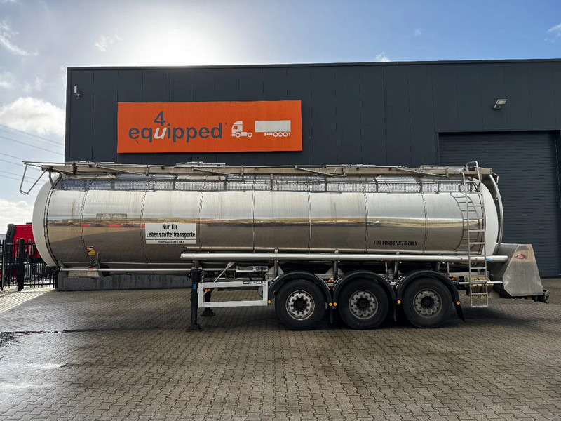 Feldbinder LEBENSMITTEL / LEVENSMIDDELEN FOOD / 33.500L / 3-COMP / PUMPE / INOX / NL-trailer / APK: 05-2026 - Polprikolica cisterna: slika 3 Feldbinder LEBENSMITTEL / LEVENSMIDDELEN FOOD / 33.500L / 3-COMP / PUMPE / INOX / NL-trailer / APK: 05-2026 - Polprikolica cisterna: slika 3