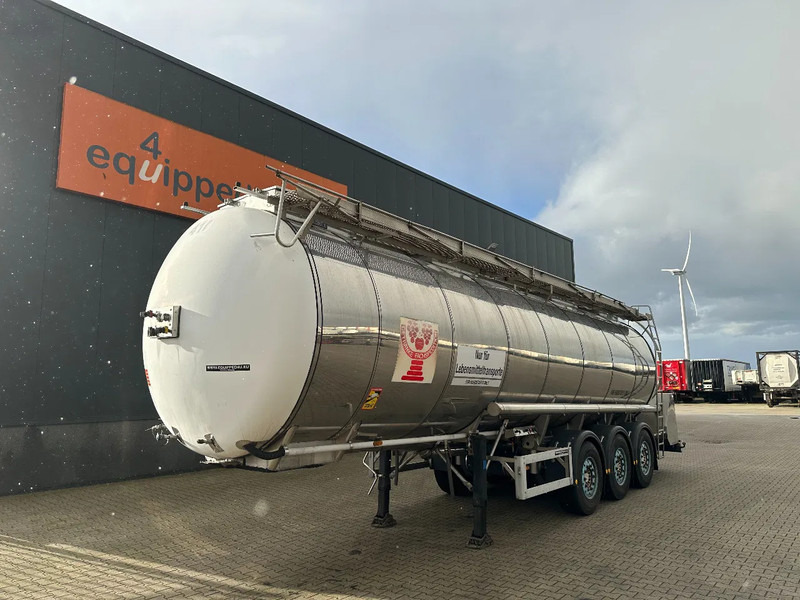 Feldbinder LEBENSMITTEL / LEVENSMIDDELEN FOOD / 33.500L / 3-COMP / PUMPE / INOX / NL-trailer / APK: 07-2026 - Polprikolica cisterna: slika 1 Feldbinder LEBENSMITTEL / LEVENSMIDDELEN FOOD / 33.500L / 3-COMP / PUMPE / INOX / NL-trailer / APK: 07-2026 - Polprikolica cisterna: slika 1