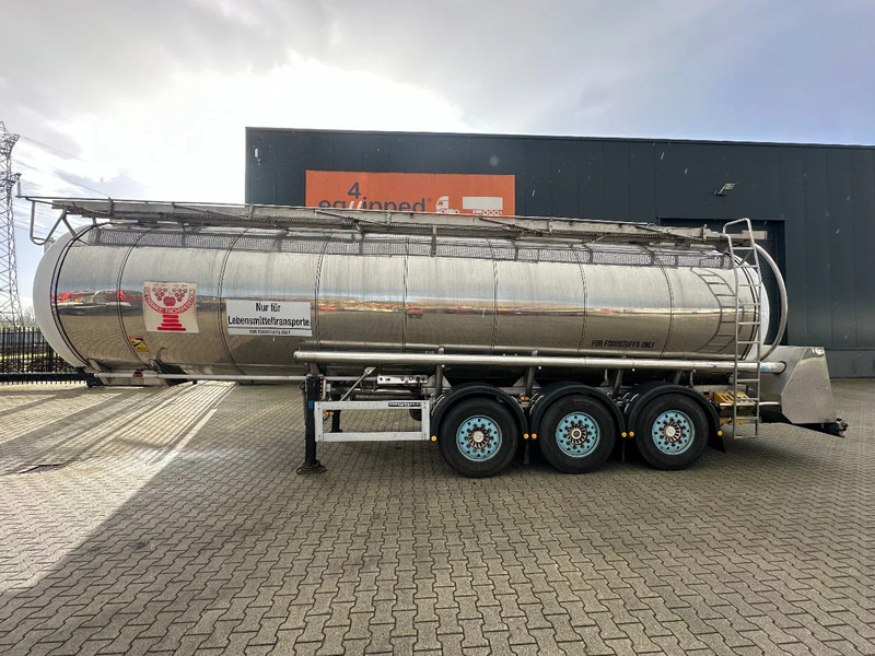 Feldbinder LEBENSMITTEL / LEVENSMIDDELEN FOOD / 33.500L / 3-COMP / PUMPE / INOX / NL-trailer / APK: 07-2026 - Polprikolica cisterna: slika 2 Feldbinder LEBENSMITTEL / LEVENSMIDDELEN FOOD / 33.500L / 3-COMP / PUMPE / INOX / NL-trailer / APK: 07-2026 - Polprikolica cisterna: slika 2