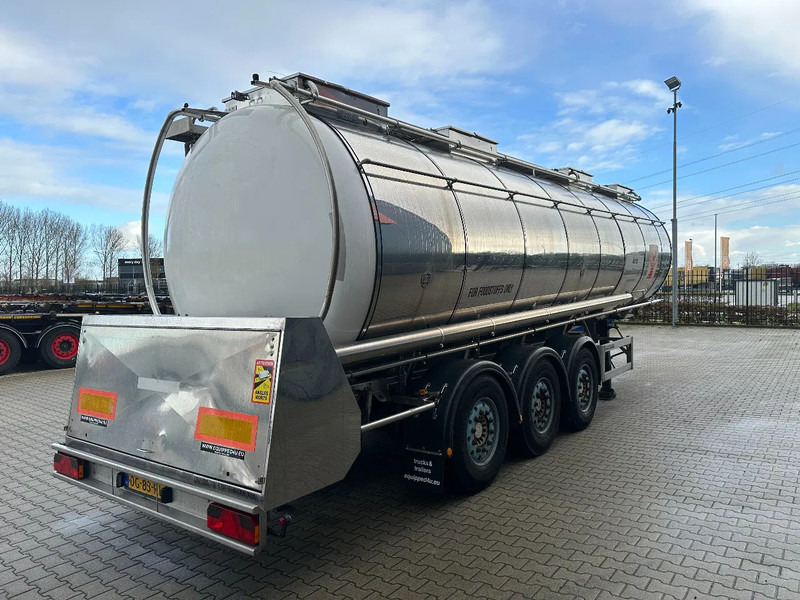 Feldbinder LEBENSMITTEL / LEVENSMIDDELEN FOOD / 33.500L / 3-COMP / PUMPE / INOX / NL-trailer / APK: 07-2026 - Polprikolica cisterna: slika 3 Feldbinder LEBENSMITTEL / LEVENSMIDDELEN FOOD / 33.500L / 3-COMP / PUMPE / INOX / NL-trailer / APK: 07-2026 - Polprikolica cisterna: slika 3