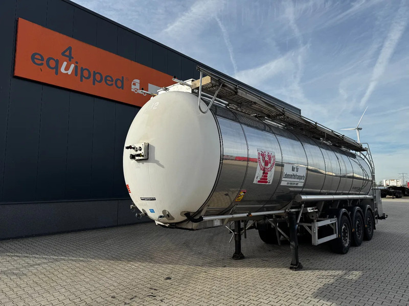 Feldbinder LEBENSMITTEL / LEVENSMIDDELEN FOOD / 33.500L / 3-COMP / PUMPE / INOX / NL-trailer / APK: 10-2026 - Polprikolica cisterna: slika 1 Feldbinder LEBENSMITTEL / LEVENSMIDDELEN FOOD / 33.500L / 3-COMP / PUMPE / INOX / NL-trailer / APK: 10-2026 - Polprikolica cisterna: slika 1