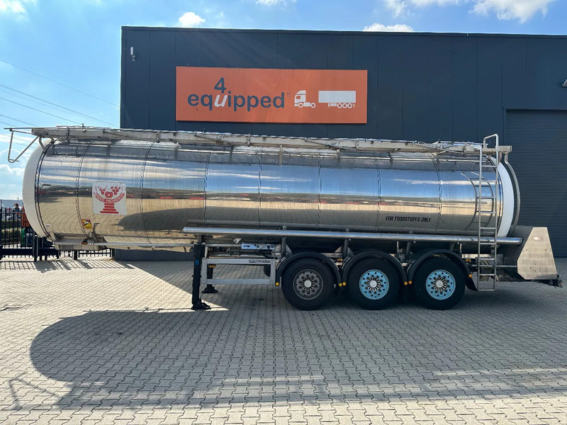 Feldbinder LEBENSMITTEL / LEVENSMIDDELEN FOOD / 33.500L / 3-COMP / PUMPE / NL-trailer / APK: 09-2026 - Polprikolica cisterna: slika 2 Feldbinder LEBENSMITTEL / LEVENSMIDDELEN FOOD / 33.500L / 3-COMP / PUMPE / NL-trailer / APK: 09-2026 - Polprikolica cisterna: slika 2