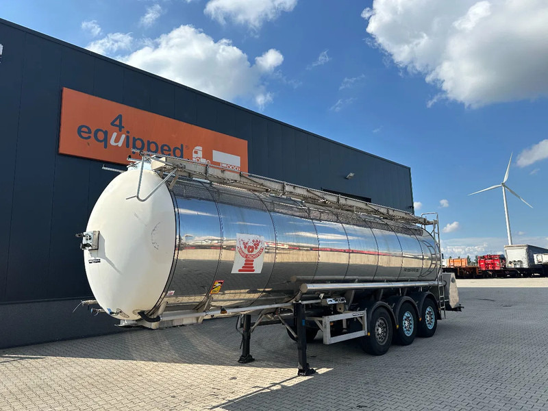 Feldbinder LEBENSMITTEL / LEVENSMIDDELEN FOOD / 33.500L / 3-COMP / PUMPE / NL-trailer / APK: 09-2026 - Polprikolica cisterna: slika 1 Feldbinder LEBENSMITTEL / LEVENSMIDDELEN FOOD / 33.500L / 3-COMP / PUMPE / NL-trailer / APK: 09-2026 - Polprikolica cisterna: slika 1