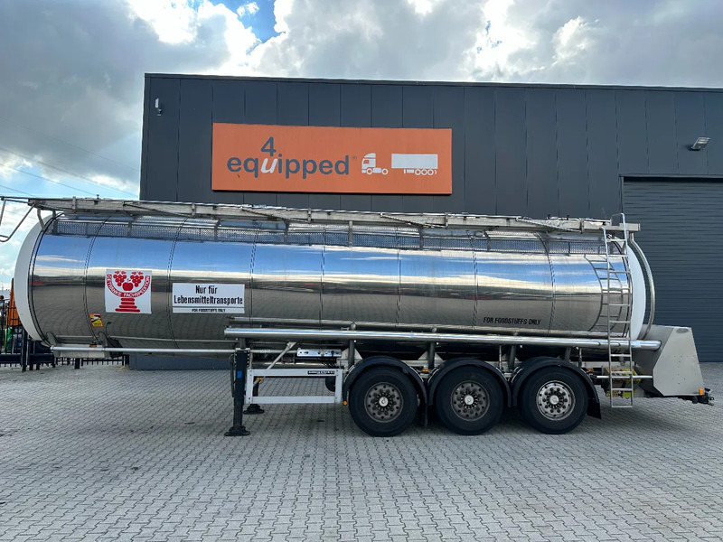 Feldbinder LEVENSMIDDELEN / FOOD / LEBENSMITTEL / 33.500L / 3-COMP / POMP / NL-trailer / APK: 03-2026 - Polprikolica cisterna: slika 2 Feldbinder LEVENSMIDDELEN / FOOD / LEBENSMITTEL / 33.500L / 3-COMP / POMP / NL-trailer / APK: 03-2026 - Polprikolica cisterna: slika 2