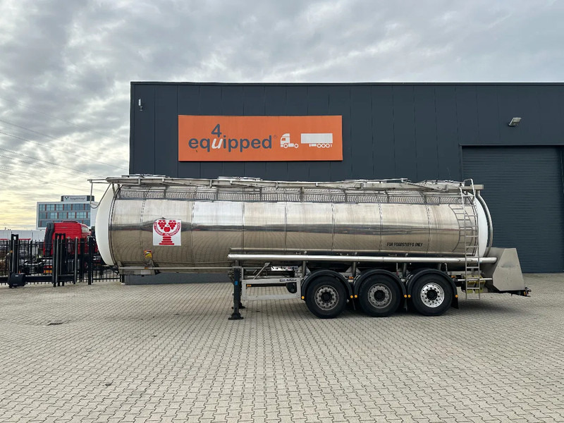 Feldbinder LEVENSMIDDELEN / FOOD / LEBENSMITTEL / 33.500L / 3-COMP / POMP / NL-trailer / APK: 09-2026, 10x beschikbaar - Polprikolica cisterna: slika 3 Feldbinder LEVENSMIDDELEN / FOOD / LEBENSMITTEL / 33.500L / 3-COMP / POMP / NL-trailer / APK: 09-2026, 10x beschikbaar - Polprikolica cisterna: slika 3