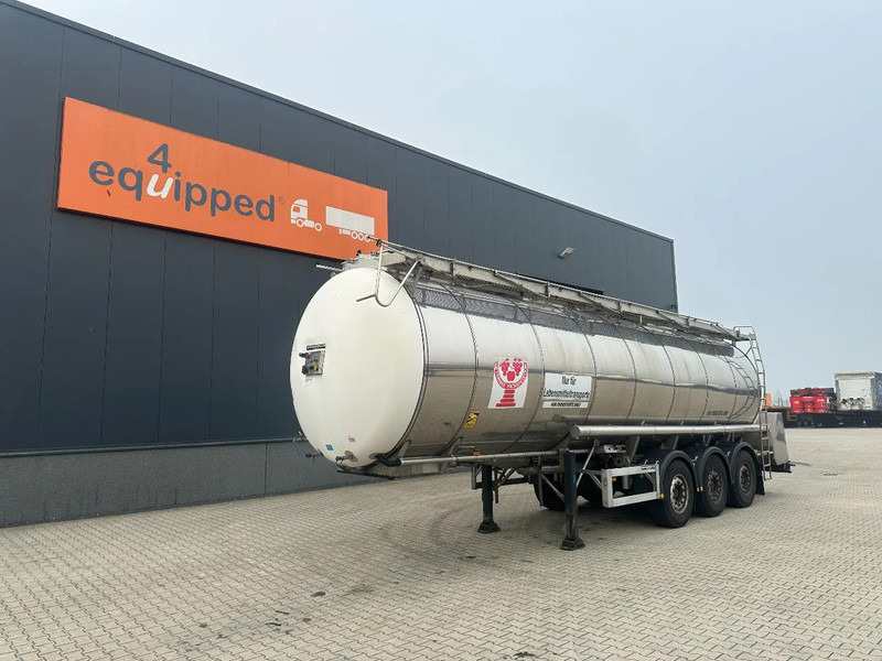 Feldbinder LEVENSMIDDELEN / FOOD / LEBENSMITTEL / 33.500L / 3-COMP / POMP / NL-trailer / APK: 09-2026, 10x beschikbaar - Polprikolica cisterna: slika 1 Feldbinder LEVENSMIDDELEN / FOOD / LEBENSMITTEL / 33.500L / 3-COMP / POMP / NL-trailer / APK: 09-2026, 10x beschikbaar - Polprikolica cisterna: slika 1