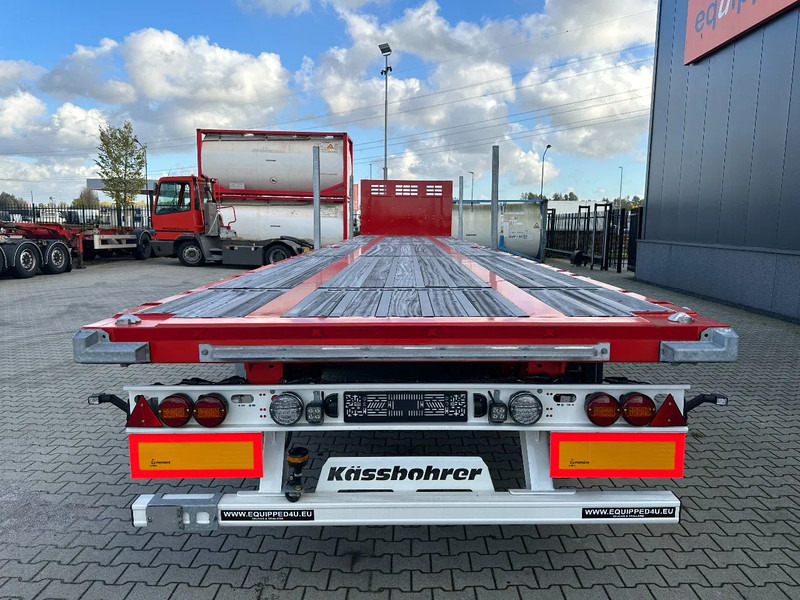 Kässbohrer NEU Heavy-Duty Platform, Heckbündig, Twistlocks (1x 40FT / 2x 20FT), ADR (EX/II, EX/III, FL, AT), Rungtasschen, Scheibebremsen - Polprikolica s kesonom: slika 4 Kässbohrer NEU Heavy-Duty Platform, Heckbündig, Twistlocks (1x 40FT / 2x 20FT), ADR (EX/II, EX/III, FL, AT), Rungtasschen, Scheibebremsen - Polprikolica s kesonom: slika 4
