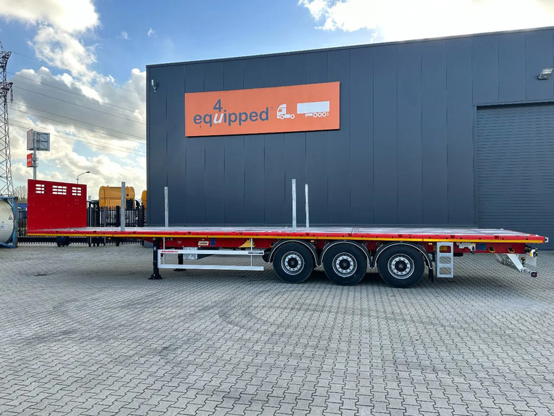 Kässbohrer nieuwe, direct leverbare Heavy-Duty platte oplegger, Heckbündig, Twistlocks (1x 40FT / 2x 20FT), rongpotten, schijfremmen, NL-re - Polprikolica s kesonom: slika 2 Kässbohrer nieuwe, direct leverbare Heavy-Duty platte oplegger, Heckbündig, Twistlocks (1x 40FT / 2x 20FT), rongpotten, schijfremmen, NL-re - Polprikolica s kesonom: slika 2