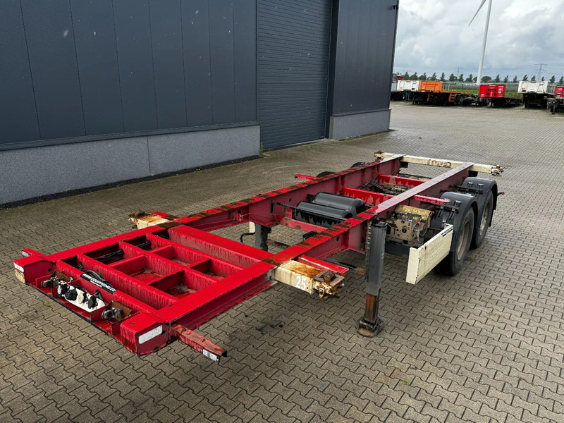 Krone 2-axle 20FT chassis, BPW + drumbrakes, airsuspension, empty weight: 3.180kg, 2x available - Kontejnerska polprikolica/ Polprikolica z zamenljivim tovoriščem: slika 1 Krone 2-axle 20FT chassis, BPW + drumbrakes, airsuspension, empty weight: 3.180kg, 2x available - Kontejnerska polprikolica/ Polprikolica z zamenljivim tovoriščem: slika 1