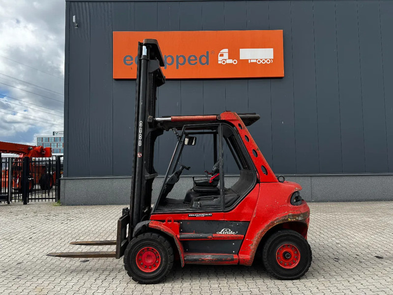 Linde H80D FORKLIFT, 8000KG, duplex, 6 cil. Deutz diesel, 14.934hrs, - Diesel viličar: slika 2 Linde H80D FORKLIFT, 8000KG, duplex, 6 cil. Deutz diesel, 14.934hrs, - Diesel viličar: slika 2