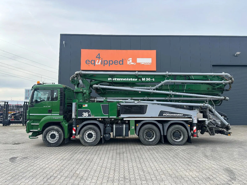 MAN TGS 37.460 8x4, Putzmeister 36-4.160 m3/hr, ERGONIC, very clean hopper, 1 driver machine, full history av., 564 working hrs only - Črpalka za beton: slika 5 MAN TGS 37.460 8x4, Putzmeister 36-4.160 m3/hr, ERGONIC, very clean hopper, 1 driver machine, full history av., 564 working hrs only - Črpalka za beton: slika 5