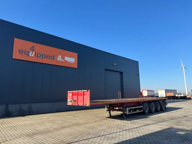 MOL 62 tons Ballast trailer, 4 axles, 2 steering axles, Belgium- trailer, 70% tyres - Polprikolica s kesonom: slika 1 MOL 62 tons Ballast trailer, 4 axles, 2 steering axles, Belgium- trailer, 70% tyres - Polprikolica s kesonom: slika 1