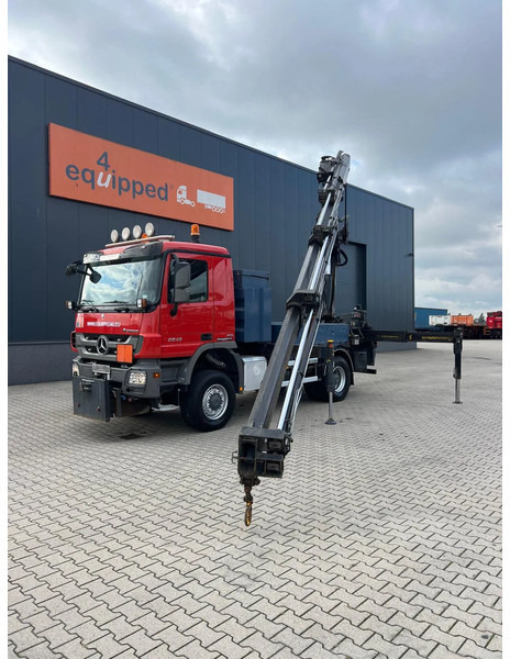 Mercedes-Benz Actros 2046 4x4 / FULL SPRING / HIAB 288 EP 5 HIPRO Crane / EURO-5 - Tovornjak z dvigalom: slika 1 Mercedes-Benz Actros 2046 4x4 / FULL SPRING / HIAB 288 EP 5 HIPRO Crane / EURO-5 - Tovornjak z dvigalom: slika 1