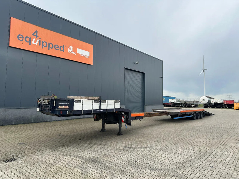 Nooteboom MCO-48-03V 3-axle lowloader / 3x hydraulic steering / hydraulic ramps / 5700mm extendable / NL-trailer / APK: 03/2026 - Nizko noseča polprikolica: slika 1 Nooteboom MCO-48-03V 3-axle lowloader / 3x hydraulic steering / hydraulic ramps / 5700mm extendable / NL-trailer / APK: 03/2026 - Nizko noseča polprikolica: slika 1