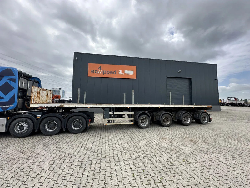Nooteboom OVB-73-04, 73 tons 4-axle Ballast trailer, 3 hydraulic steering axles, 75% tyres, MOT 03/2026 - Polprikolica s kesonom: slika 2 Nooteboom OVB-73-04, 73 tons 4-axle Ballast trailer, 3 hydraulic steering axles, 75% tyres, MOT 03/2026 - Polprikolica s kesonom: slika 2