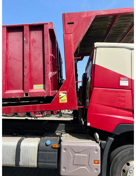 Tovornjak prekucnik Renault T460 6x2, TIPPING FLATBED + TIPPING BOX (removable), original 251.464km!!!: slika 16