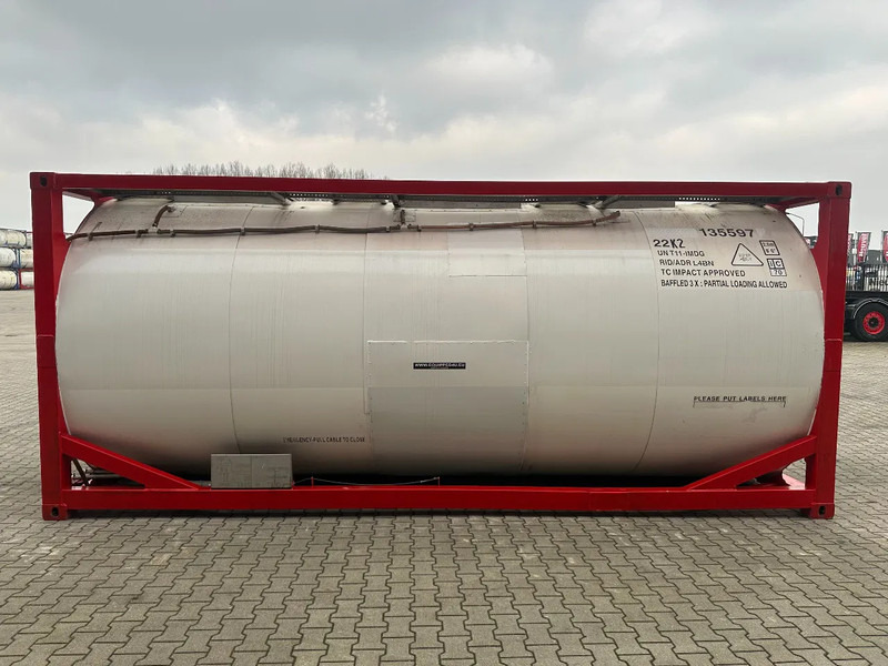 SINGAMAS 20FT ISO, 26.000L/1-COMP/3 BAFFELS/3 manholes, 5Y: 08-2027, L4BN, T11 - Kontejner cisterna: slika 3 SINGAMAS 20FT ISO, 26.000L/1-COMP/3 BAFFELS/3 manholes, 5Y: 08-2027, L4BN, T11 - Kontejner cisterna: slika 3