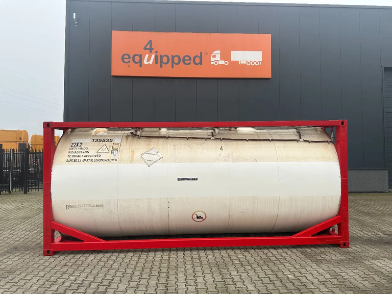 SINGAMAS 20FT ISO, 26.000L/1-COMP/3 BAFFELS/3 manholes, 5Y inspection: 06/2027 - Kontejner cisterna: slika 2 SINGAMAS 20FT ISO, 26.000L/1-COMP/3 BAFFELS/3 manholes, 5Y inspection: 06/2027 - Kontejner cisterna: slika 2