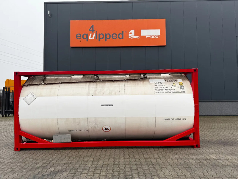 SINGAMAS 20FT ISO, 26.000L/1-COMP/3 BAFFELS/3 manholes, 5Y inspection: 07/2027 - Kontejner cisterna: slika 2 SINGAMAS 20FT ISO, 26.000L/1-COMP/3 BAFFELS/3 manholes, 5Y inspection: 07/2027 - Kontejner cisterna: slika 2