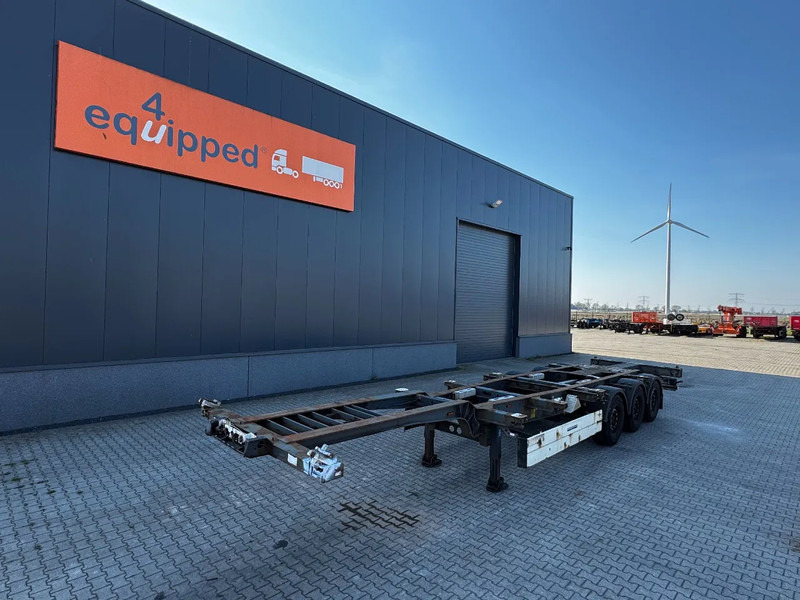 Schmitz Cargobull 40FT HC-chassis, SAF + disc, liftaxle, extendable at the rear, NL-chassis - Kontejnerska polprikolica/ Polprikolica z zamenljivim tovoriščem: slika 1 Schmitz Cargobull 40FT HC-chassis, SAF + disc, liftaxle, extendable at the rear, NL-chassis - Kontejnerska polprikolica/ Polprikolica z zamenljivim tovoriščem: slika 1