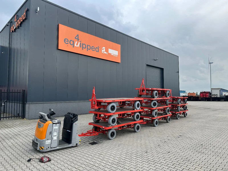 Still + 10x 2016 MAFI double-steered and connectable heavy-duty trailers with 6000kg loading capacity - Plato/ Tovorna prikolica: slika 2 Still + 10x 2016 MAFI double-steered and connectable heavy-duty trailers with 6000kg loading capacity - Plato/ Tovorna prikolica: slika 2