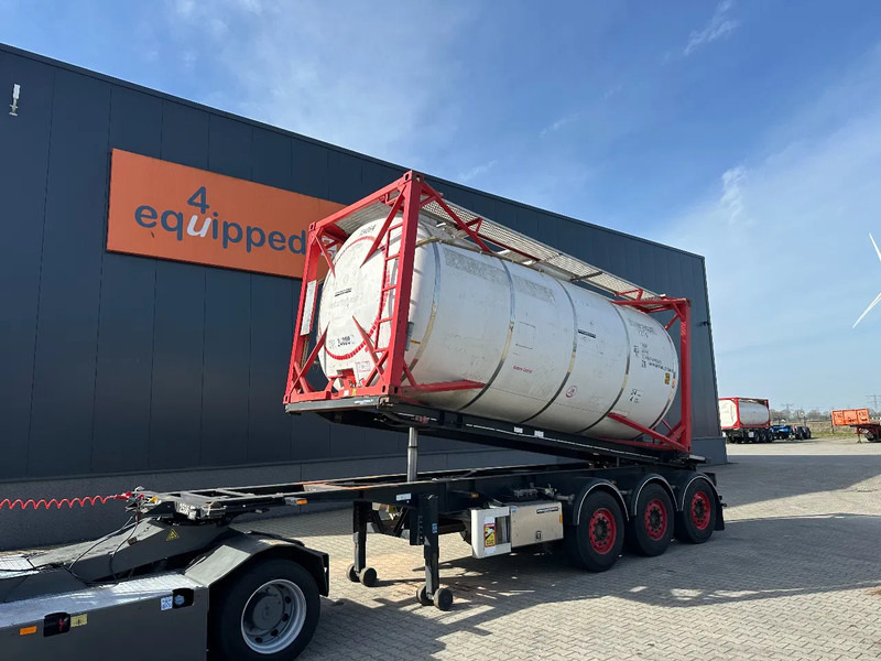 Van Hool 20FT Tipping-chassis, ADR (EX/II, EX/III, FL, AT), SAF, 2 liftaxles, APK/ADR: 10-2025 - Kontejnerska polprikolica/ Polprikolica z zamenljivim tovoriščem: slika 1 Van Hool 20FT Tipping-chassis, ADR (EX/II, EX/III, FL, AT), SAF, 2 liftaxles, APK/ADR: 10-2025 - Kontejnerska polprikolica/ Polprikolica z zamenljivim tovoriščem: slika 1