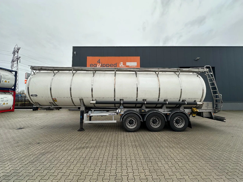Van Hool LEVENSMIDDELEN / 39.000L / 3-KAMMER / INOX / NL-Auflieger / APK: 04/202 - Polprikolica cisterna: slika 2 Van Hool LEVENSMIDDELEN / 39.000L / 3-KAMMER / INOX / NL-Auflieger / APK: 04/202 - Polprikolica cisterna: slika 2